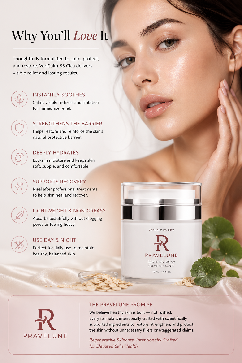 VeriCalm B5 Cica "Tailored Specifically for Skin Recovery" 50mL