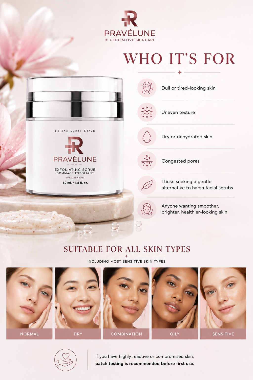 Selene Lunar Scrub (A Luxurious Hydrating Facial Exfoliant)