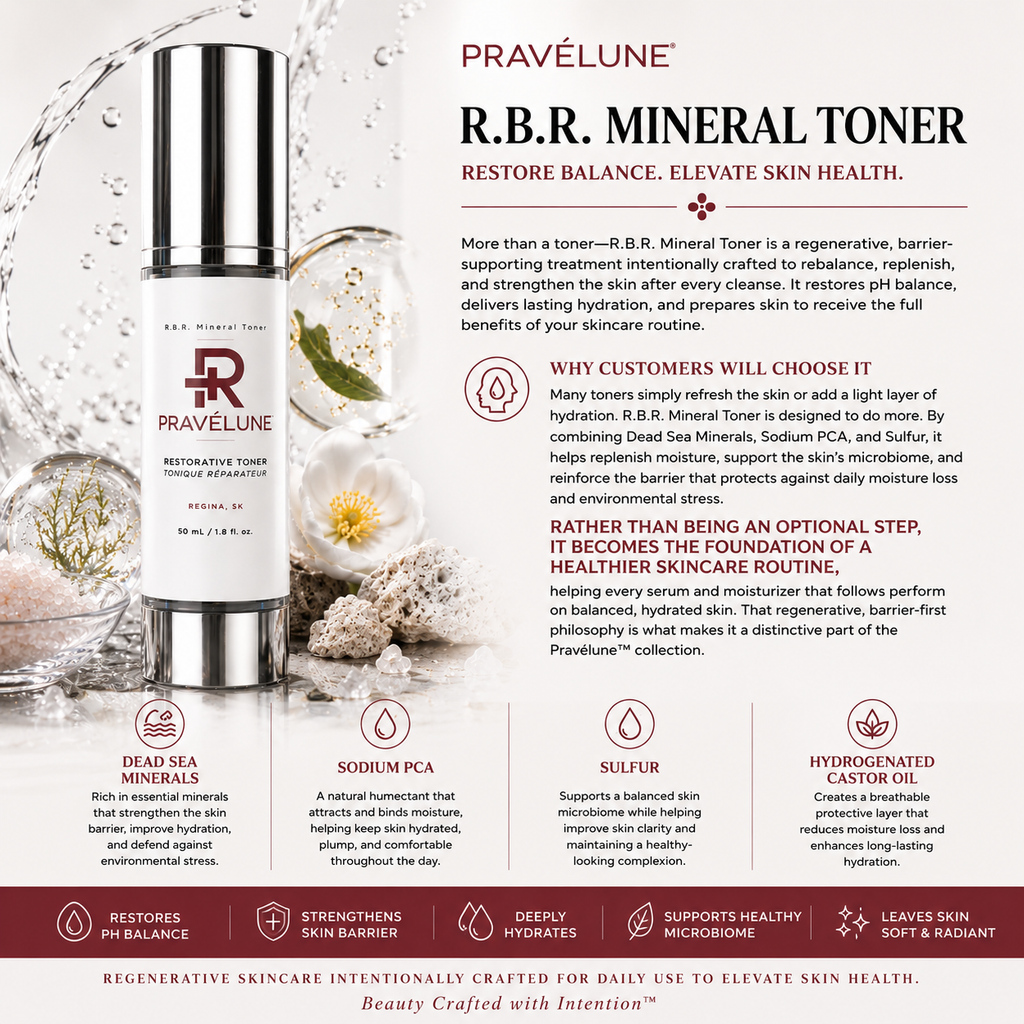 R.B.R. Mineral Toner (Skin Softening & PH Balancing Toner)