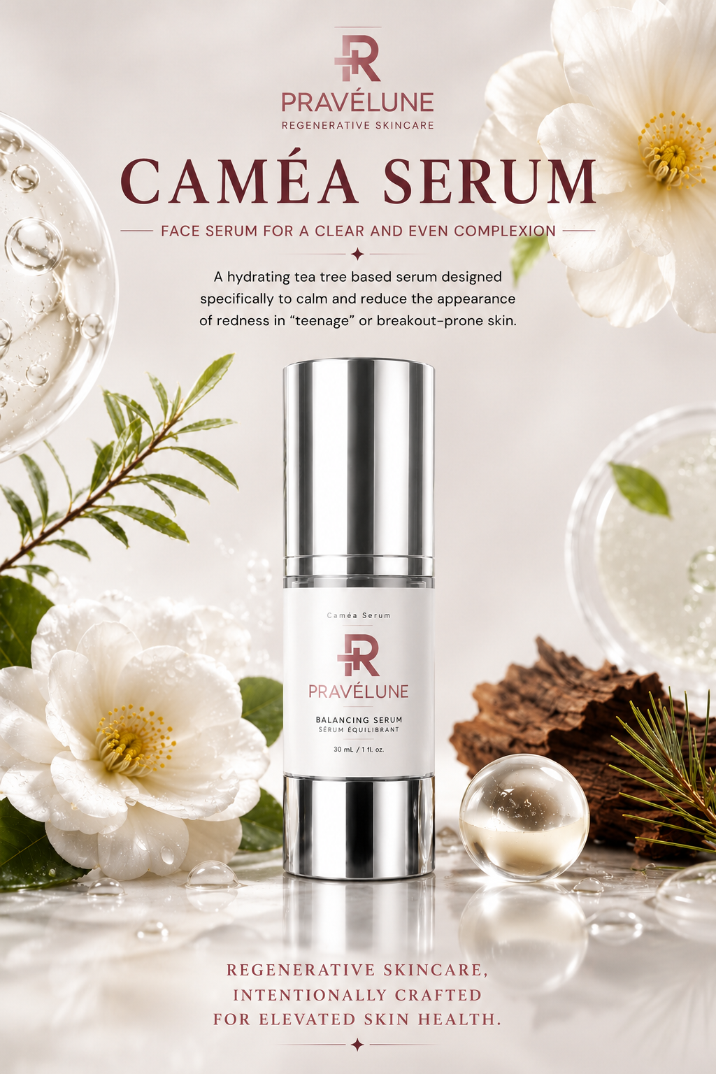 Caméa Balancing Serum  "Face Serum for a Clear and Even Complexion"