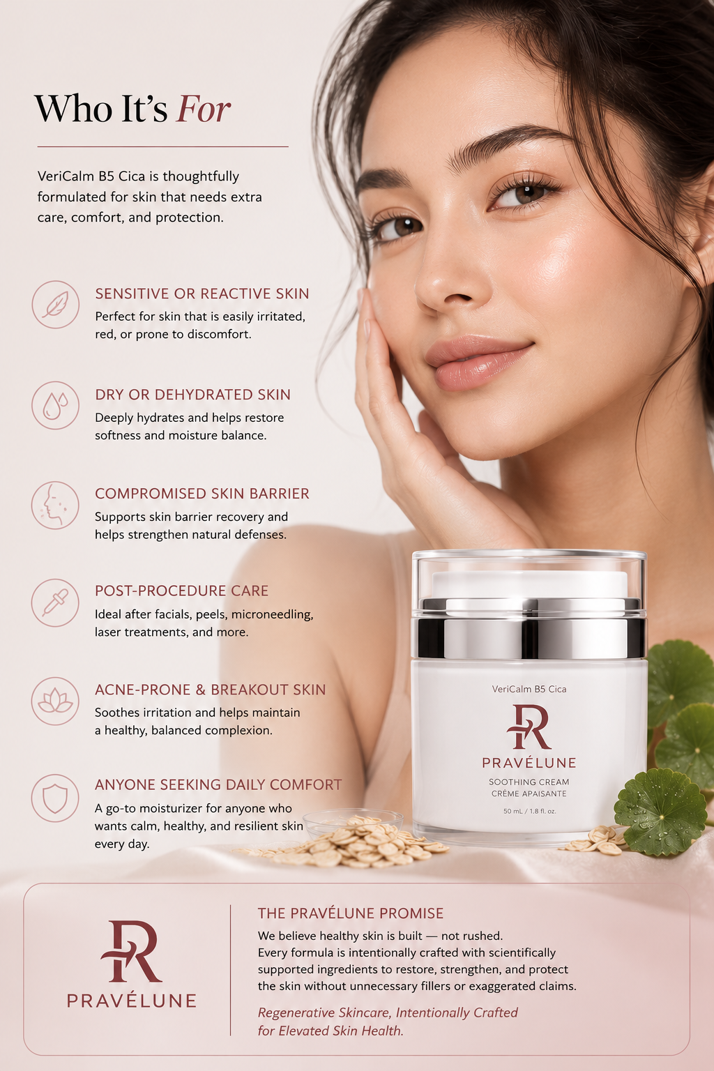 VeriCalm B5 Cica "Tailored Specifically for Skin Recovery" 50mL