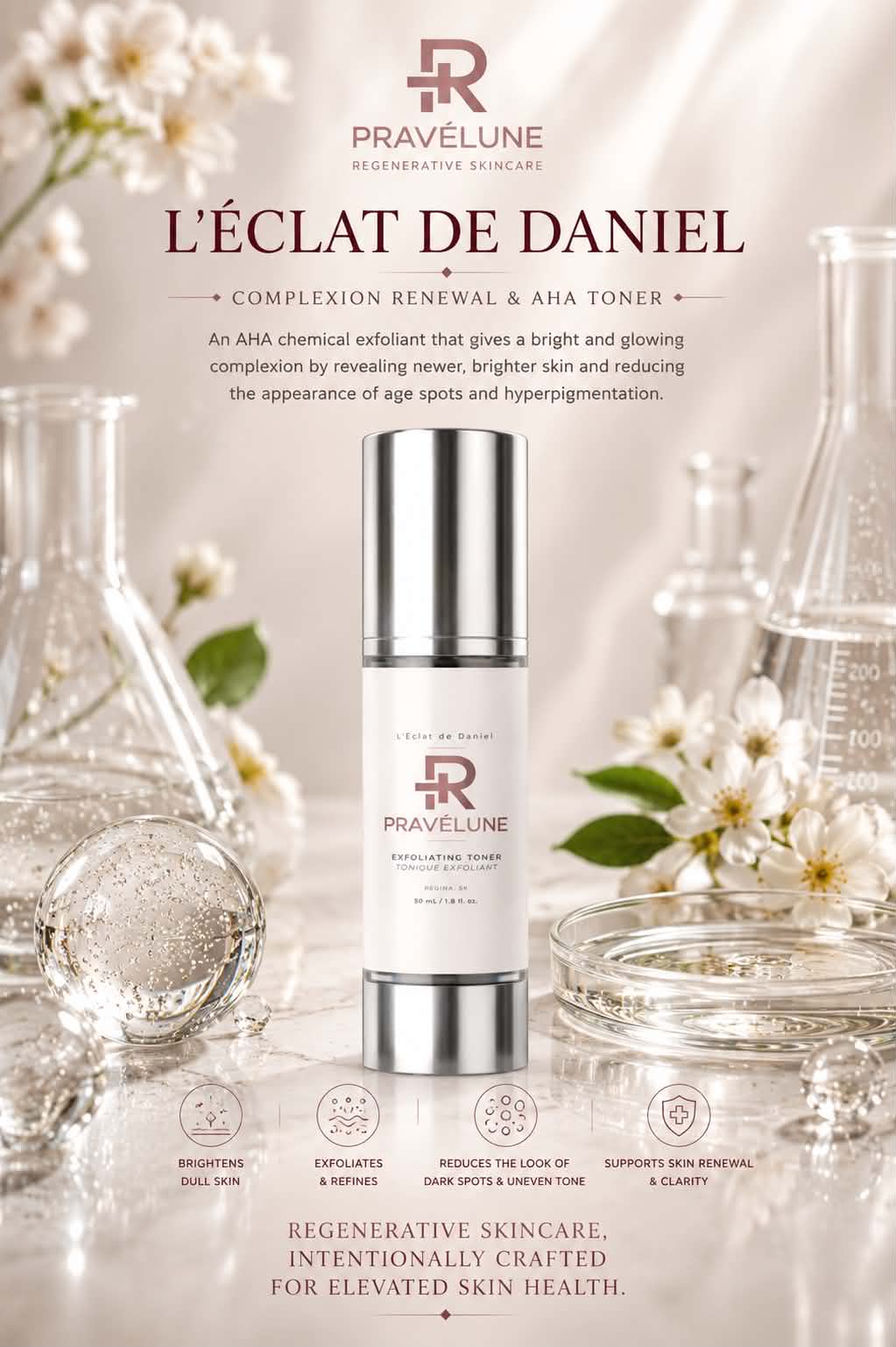 L'Éclat de Daniel "Advanced AHA Exfoliating Toner" 50mL