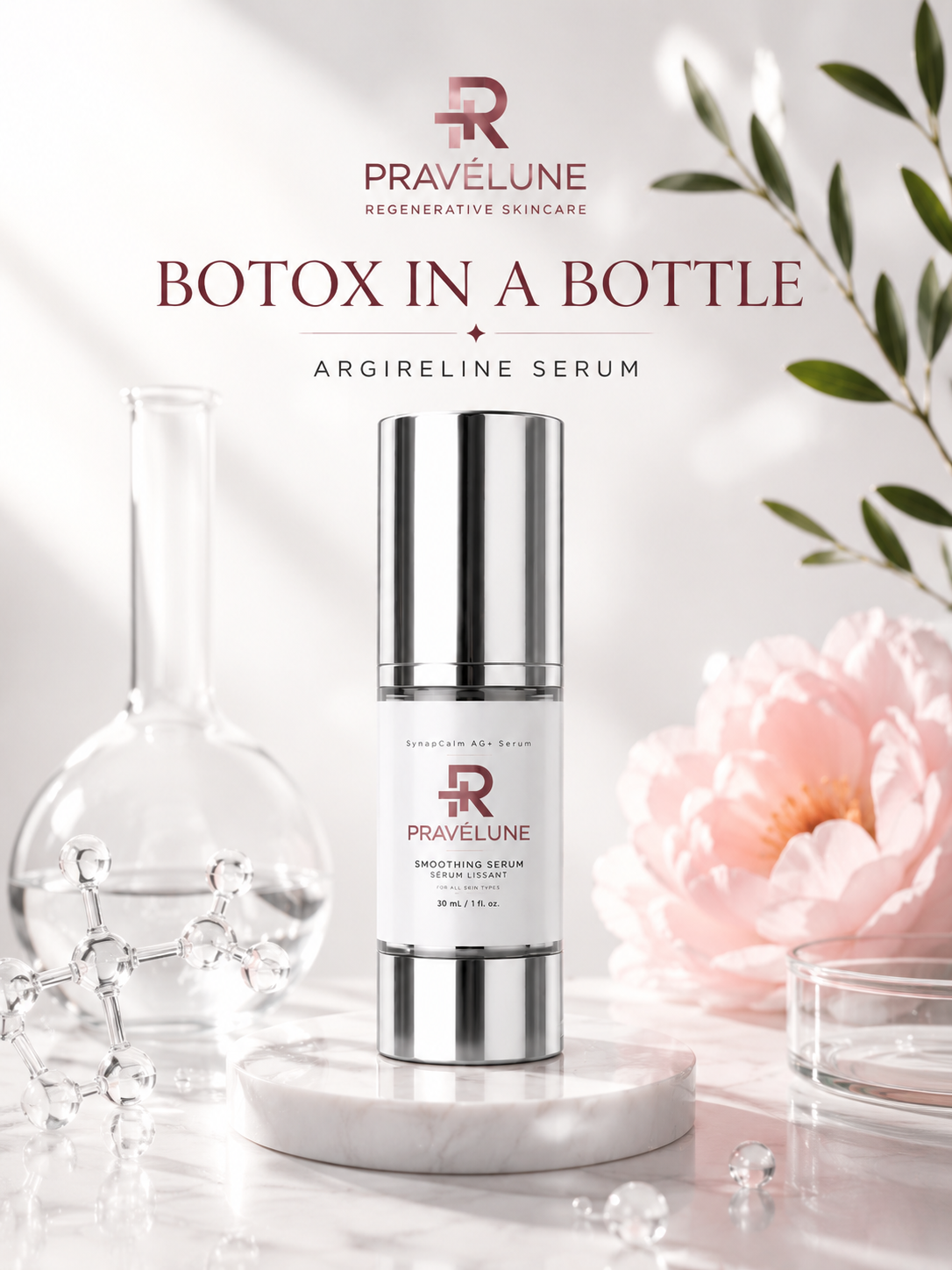 SynapCalm AG+ Serum "Botox In A Bottle" Argireline Serum