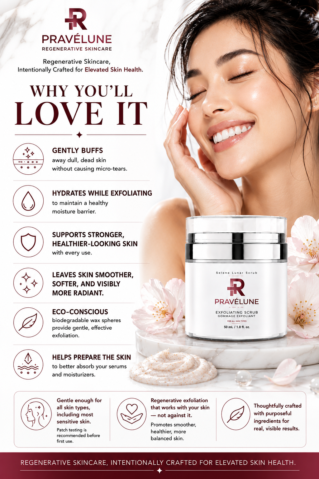 Selene Lunar Scrub (A Luxurious Hydrating Facial Exfoliant)